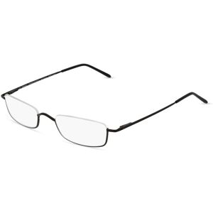 Fielmann ROW Fielmann TITANIUM 193 FLEX CL Unisex-Brille inkl. Gläser Nylor Schmal Titan-Gestell 49mm/21mm/145mm, schwarz