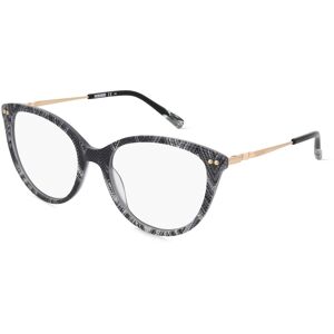 Safilo Missoni 0109 Damen-Brille inkl. Gläser Vollrand Cateye Acetat-Gestell 54mm/18mm/140mm, schwarz