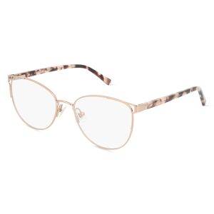 Safilo Fossil 7095 Damen-Brille inkl. Gläser Vollrand Butterfly Metall-Gestell 52mm/18mm/140mm, pink