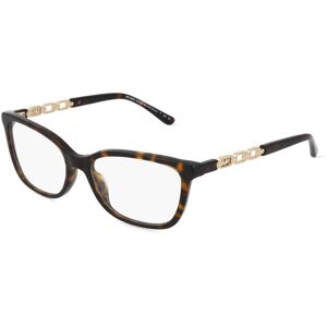 Luxottica Michael Kors MK4097 Damen-Brille inkl. Gläser Vollrand Rechteckig Acetat-Gestell 52mm/16mm/140mm, braun