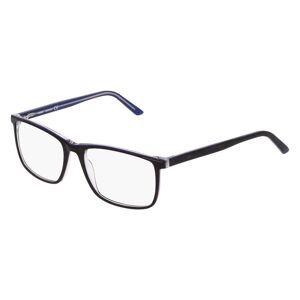 OWP Brillen Mexx 2567 Herren-Brille inkl. Gläser Vollrand Eckig Kunststoff-Gestell 56mm/17mm/145mm, blau