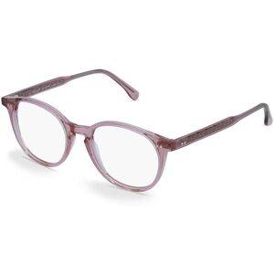 Fielmann ROW Fielmann MF 031 FA Unisex-Brille inkl. Gläser Vollrand Panto Acetat-Gestell 48mm/19mm/140mm, pink