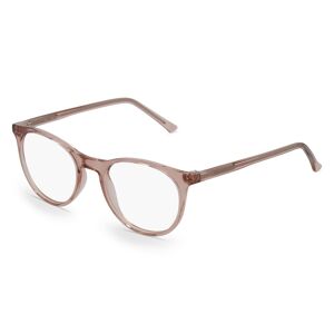 Fielmann ROW Fielmann MC 537 CL Unisex-Brille inkl. Gläser Vollrand Panto Propionat-Gestell 50mm/20mm/140mm, Pink