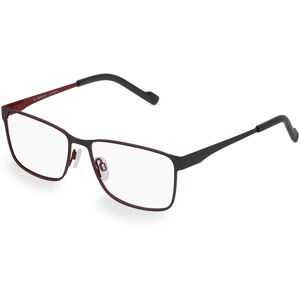 Fielmann ROW Fielmann 2182 FLEX CL Herren-Brille inkl. Gläser Vollrand Eckig Edelstahl-Gestell 56mm/16mm/140mm, grau