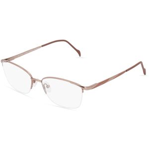 Fielmann ROW Fielmann COMFORT 110 FLEX CL Damen-Brille inkl. Gläser Nylor Eckig Titan-Gestell 54mm/17mm/140mm, pink