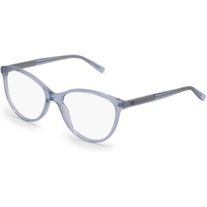 Fielmann ROW Fielmann LN 002 CL Damen-Brille inkl. Gläser Vollrand Butterfly Acetat-Gestell 53mm/16mm/135mm, blau