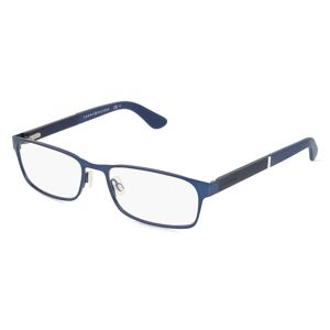 Safilo Tommy Hilfiger Eyewear TH 1479 Herren-Brille inkl. Gläser Vollrand Eckig Metall-Gestell 54mm/17mm/145mm, blau