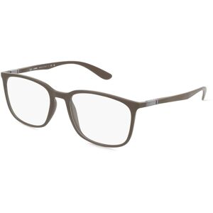 Luxottica Ray-Ban RX7199 Unisex-Brille inkl. Gläser Vollrand Eckig Kunststoff-Gestell 54mm/18mm/145mm, braun