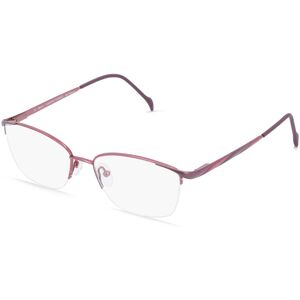 Fielmann ROW Fielmann COMFORT 110 FLEX CL Damen-Brille inkl. Gläser Nylor Eckig Titan-Gestell 54mm/17mm/140mm, lila