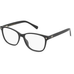 Safilo Chiara Ferragni CF 1018 Damen-Brille inkl. Gläser Vollrand Eckig Kunststoff-Gestell 52mm/15mm/140mm, Schwarz