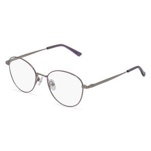 Fielmann ROW Fielmann BE 011 FA Damen-Brille inkl. Gläser Vollrand Panto Edelstahl-Gestell 49mm/18mm/135mm, grau