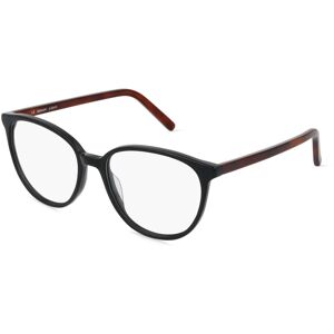 Fielmann ROW Fielmann JIL 024 FA Damen-Brille inkl. Gläser Vollrand Butterfly Acetat-Gestell 53mm/16mm/140mm, Schwarz