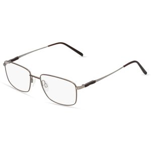 Fielmann ROW Fielmann CHARME 0842 CL Herren-Brille inkl. Gläser Vollrand Eckig Titan-Gestell 55mm/18mm/145mm, grau