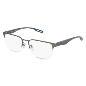 Luxottica Emporio Armani EA1137 Herren-Brille inkl. Gläser Nylor Browline Metall-Gestell 54mm/18mm/145mm, grau