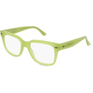 Fielmann ROW Fielmann LN 034 CL Unisex-Brille inkl. Gläser Vollrand Eckig Acetat-Gestell 53mm/19mm/145mm, grün