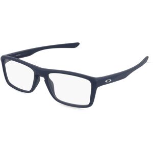 Luxottica Oakley OX8178 RAFTER Herren-Brille inkl. Gläser Vollrand Eckig Kunststoff-Gestell 57mm/18mm/142mm, blau