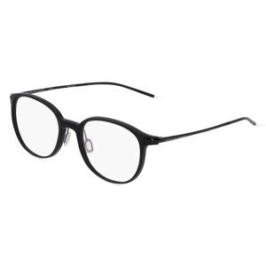 De Rigo Porsche Design 8734 Unisex-Brille inkl. Gläser Vollrand Rund Kunststoff-Gestell 51mm/20mm/145mm, schwarz