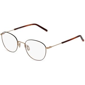 Fielmann ROW Fielmann 2199 CL Herren-Brille inkl. Gläser Vollrand Panto Metall-Gestell 50mm/21mm/145mm, gold