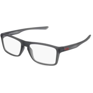 Luxottica Oakley OX8178 RAFTER Herren-Brille inkl. Gläser Vollrand Eckig Kunststoff-Gestell 55mm/18mm/142mm, grau