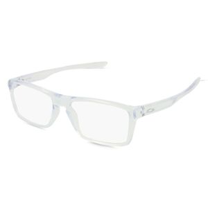 Luxottica Oakley OX8178 RAFTER Herren-Brille inkl. Gläser Vollrand Eckig Kunststoff-Gestell 55mm/18mm/142mm, transparent
