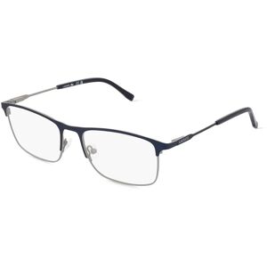 Marchon Germany Lacoste L2252 Herren-Brille inkl. Gläser Vollrand Eckig Metall-Gestell 54mm/18mm/145mm, blau