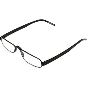 Rodenstock Unisex Lesebrille ProRead R2180, Lesehilfe bei Weitsichtigkeit, Brille mit leichtem Edelstahlgestell (+1 +1,5 +2 +2,5) Schwarz