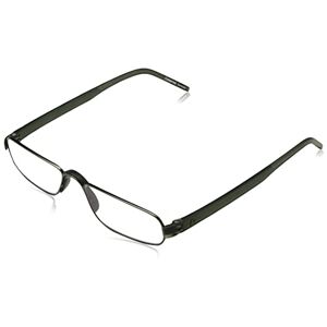 Rodenstock Unisex Leesbril Proread R2180 Lesehilfe bei Weitsichtigkeit Brille mit leichtem Edelstahlgestell 1 5 2, Gun, 1,5 EU