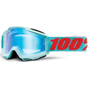 100% Accuri Extra Maldives Motocross Brille Einheitsgröße Blau Orange