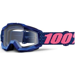 100% Accuri Futura Motocross Brille Einheitsgröße Pink Blau