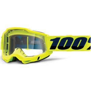 100% Accuri II Motocross Brille Einheitsgröße Gelb