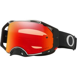 Oakley Airbrake Prizm Motocross Brille Einheitsgröße Schwarz Grau