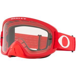 Oakley O Frame 2.0 Pro Clear Motocross Brille Einheitsgröße Weiss Rot
