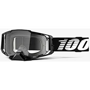 100% Armega Essential Motocross Brille  Schwarz Weiss