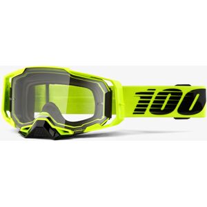 100% Armega Essential Motocross Brille  Schwarz Gelb