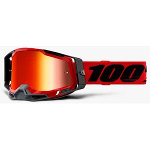 100% Racecraft II Essential Motocross-Brille  Rot