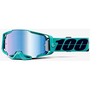 100% Armega Esterel Motocross Brille  Türkis Blau