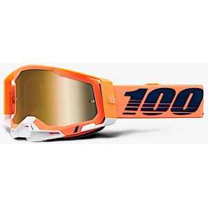 100% Racecraft II Coral Motocross-Brille  Orange