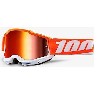 100% Accuri II Matigofun Motocross Brille  Weiss Orange