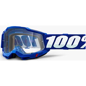 100% Accuri II OTG Essential Motocross Brille  Weiss Blau