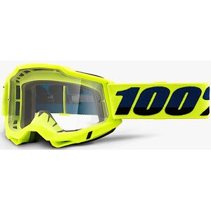 100% Accuri II OTG Essential Motocross Brille  Schwarz Gelb