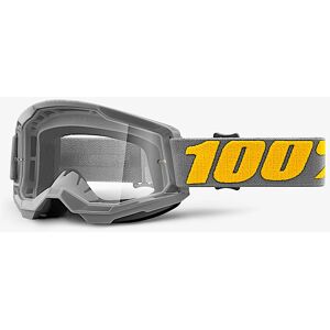 100% Strata 2 Izipizi Motocross Brille  Grau