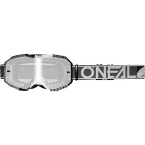 Oneal B-10 Duplex Motocross Brille Einheitsgröße Schwarz Grau
