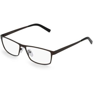 Fielmann ROW Fielmann BD 364 MOD FA Herren-Brille inkl. Gläser Vollrand Eckig Edelstahl-Gestell 56mm/15mm/140mm, grau