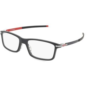 Luxottica Oakley OX8050 Herren-Brille inkl. Gläser Vollrand Rechteckig Kunststoff-Gestell 55mm/18mm/140mm, Schwarz