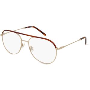 Eschenbach MINI EYEWEAR 742019 Herren-Brille inkl. Gläser Vollrand Pilot Metall-Gestell 57mm/18mm/140mm, Gold