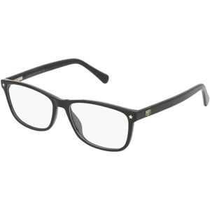 Safilo Chiara Ferragni CF 1016 Damen-Brille inkl. Gläser Vollrand Eckig Kunststoff-Gestell 53mm/15mm/140mm, Schwarz