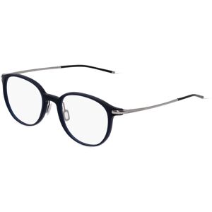 De Rigo Porsche Design 8734 Unisex-Brille inkl. Gläser Vollrand Rund Kunststoff-Gestell 51mm/20mm/145mm, blau