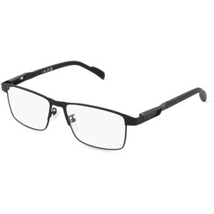 Marcolin Deutschland Adidas SP5023 Unisex-Brille inkl. Gläser Vollrand Eckig Metall-Gestell 54mm/15mm/140mm, Schwarz