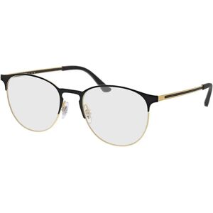 Ray-Ban RX6375 2890 51-18 Brillengestell inkl. Gläser, Damen/Herren, Vollrand, Rund