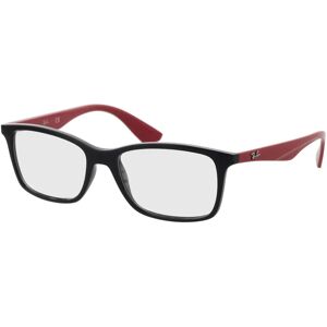 Ray-Ban RX7047 2475 54-17 Brillengestell inkl. Gläser, Damen/Herren, Vollrand, Rechteckig